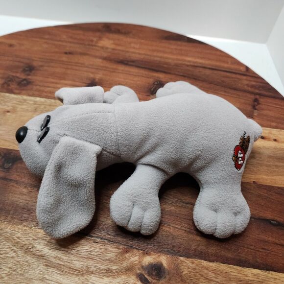 Vintage 1985 Tonka Pound Puppies – Grey Plush Dog, Made in Korea - Picture 2 of 14
